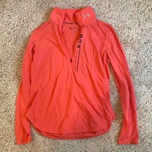 Medium WORM ONCE Underarmour running 1/4 zip